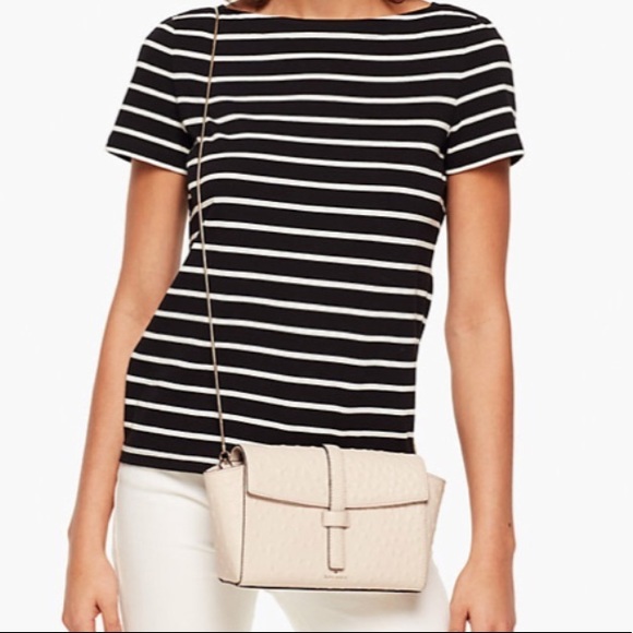 Kate Spade Riverside Street Emmie Ostrich Leather - Picture 2 of 4